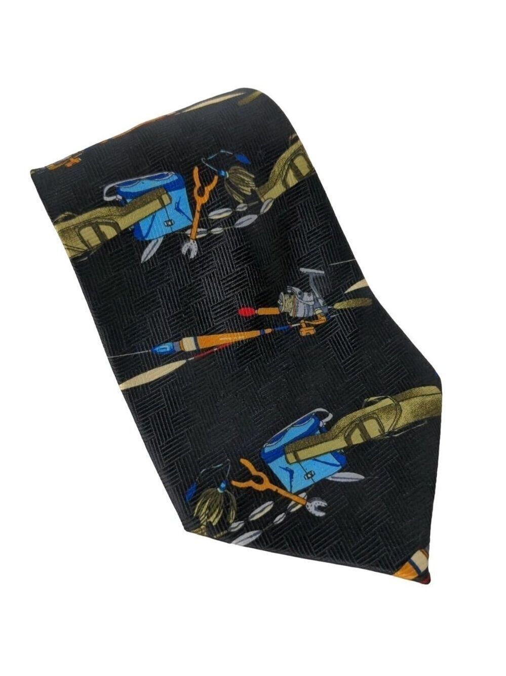 Crescent Bay Fishing Rod Reel Lure Tackle Necktie